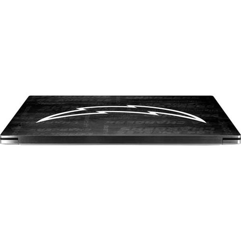 NFL Los Angeles Chargers Black & White Dell XPS Skin